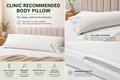 Bamboo Body Pillow for Sleep & Spinal Support